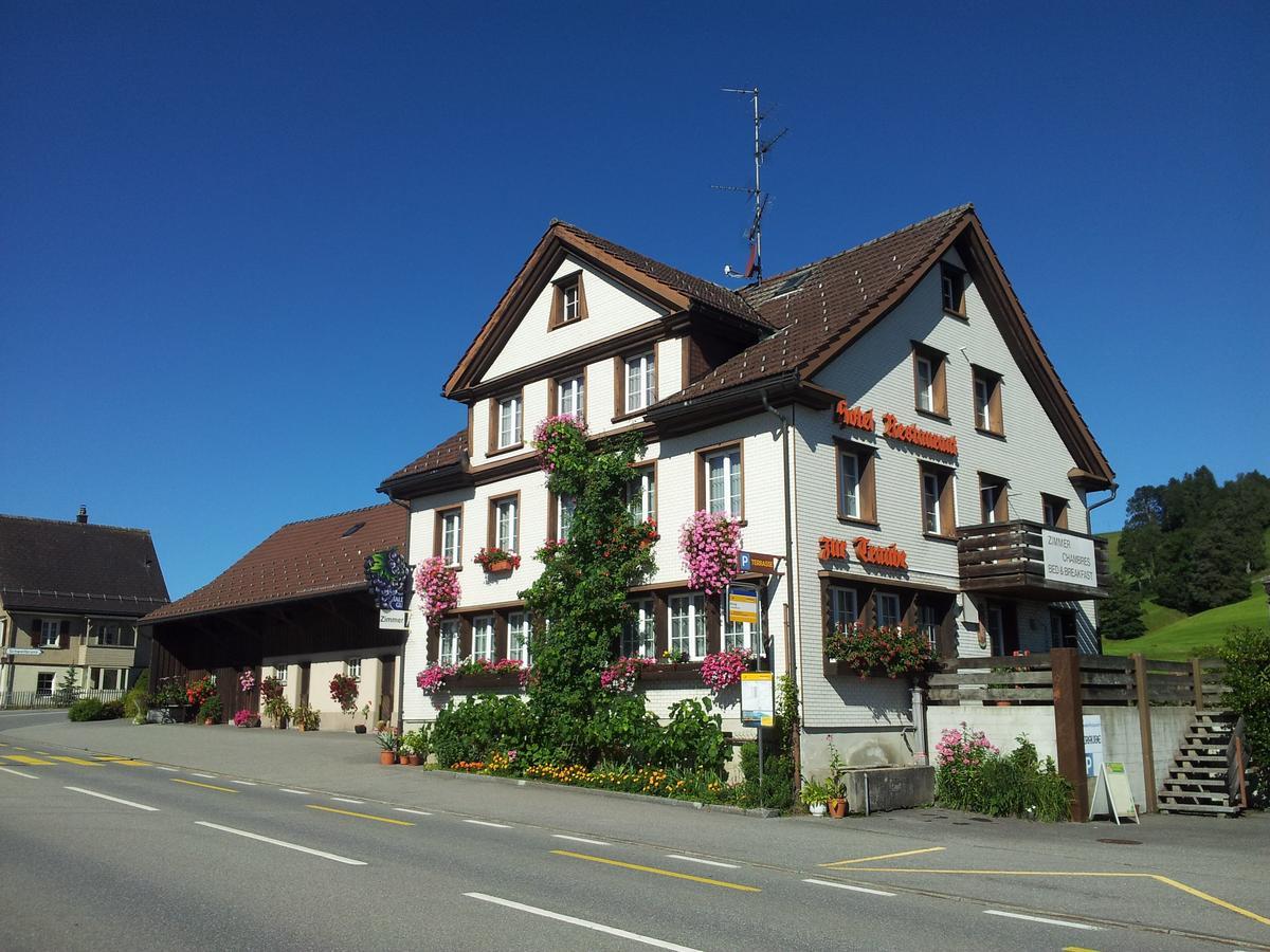 Hotel Garni Traube B&B Schwellbrunn Екстер'єр фото