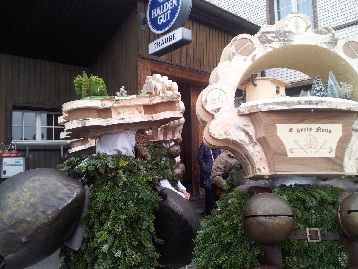 Hotel Garni Traube B&B Schwellbrunn Екстер'єр фото